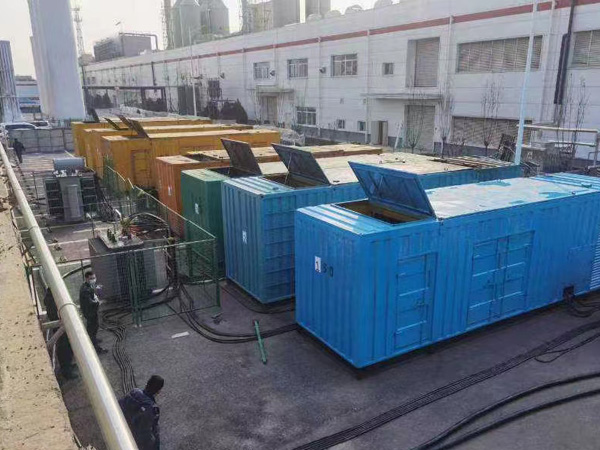 红河柴油发电机出租案例展示